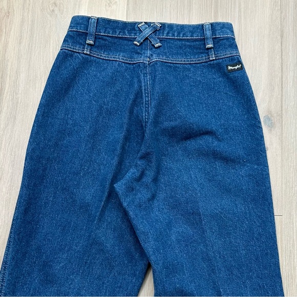 Wrangler Silverlake Jeans Womens 5 /6 X36 High Waisted Bareback USA MADE Vintage - Picture 10 of 11